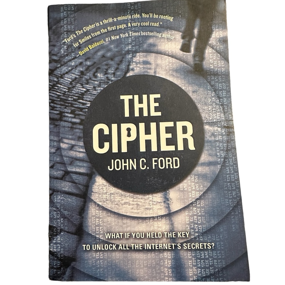 Book The Cipher YA Adventure by John C. Ford EUC